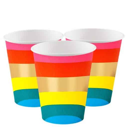 Rainbow Paper Cups