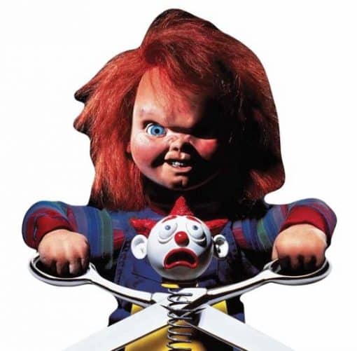 Halloween Chucky Doll With Scissors