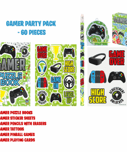 60 Piece Gamer Party Bag Fillers