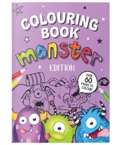 Monster A4 Colouring Book