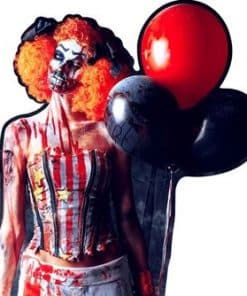 Halloween Scary Female Clown Lifesize Cardboard Cutout