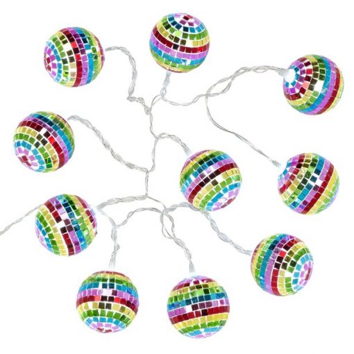 Mini Rainbow Disco Ball Light String