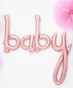 Rose Gold Baby Phrase Balloon