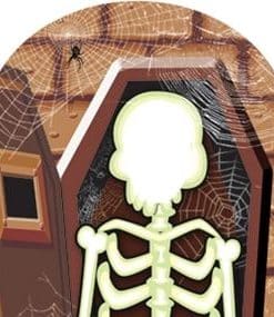 Halloween Skeleton Stand-In Cardboard Cutout