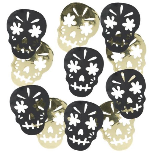 Halloween Skull Day of the Dead Metallic Confetti