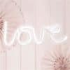 White LOVE Neon LED Sign