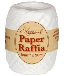 White Paper Raffia