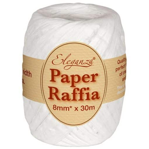 White Paper Raffia