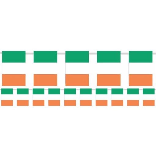 Ireland Plastic Flag Bunting - 5m