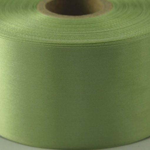 Light Green Polyester Satin Ribbon