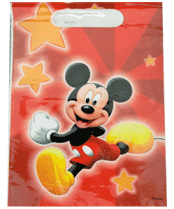 Mickey Mouse Party Plastic Loot Bags