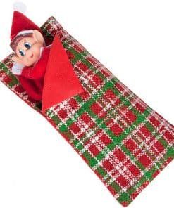 Naughty Elf Patterned Sleeping Bag