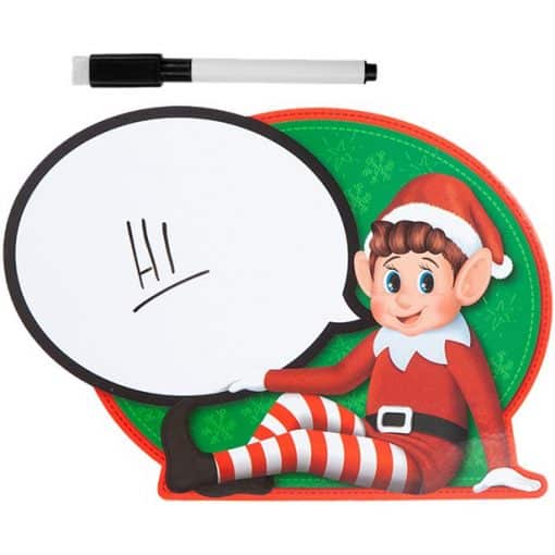 Naughty Elf Speech Bubble Sign