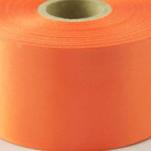 Orange Polyester Satin Ribbon