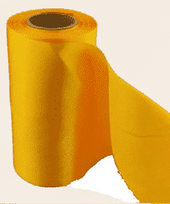 Yellow Polyester Satin Ribbon - 150mm