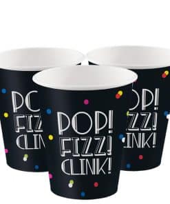 Neon Dots New Year Cups