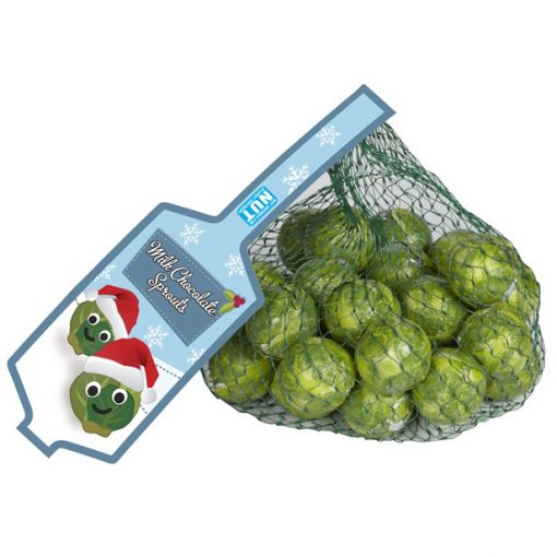 Net of Solid Milk Chocolate Brussels Sprouts