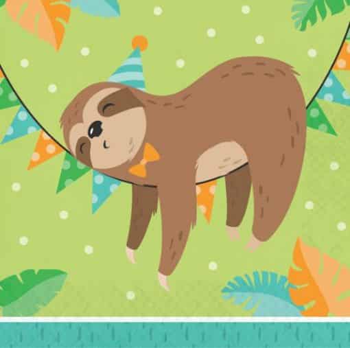 Sloth Party Paper Napkins