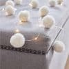 White LED Pom Pom Lights