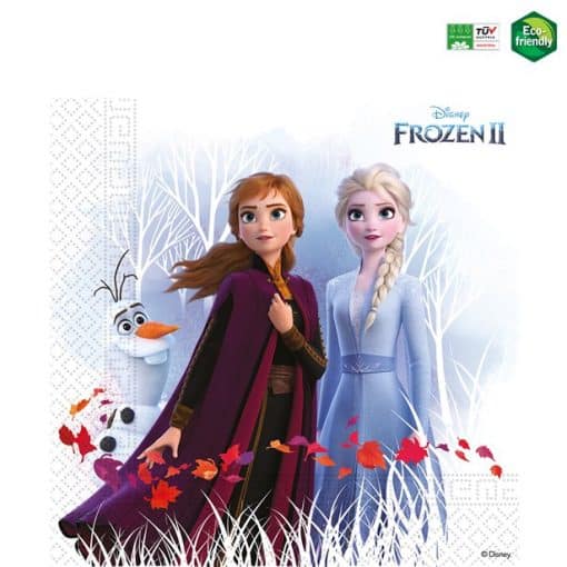 Disney Frozen 2 Party Compostable Paper Napkins