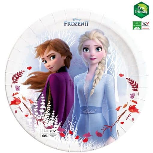 Disney Frozen 2 Party Compostable Paper Plates