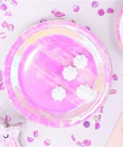 Iridescent Birthday Party Decorations, Tableware & Party Bags