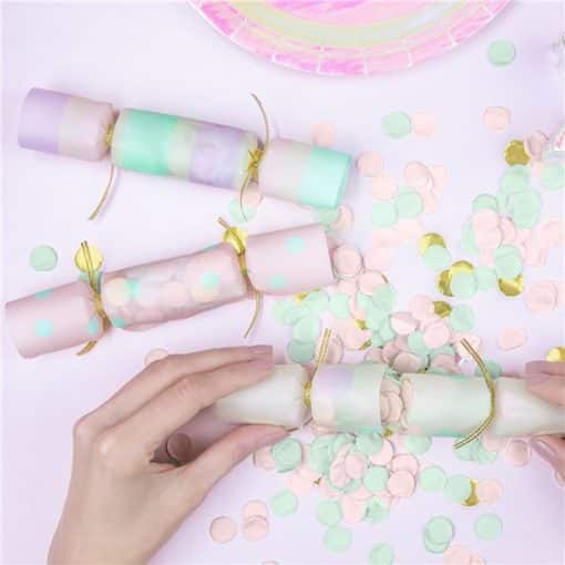 Iridescent Confetti Crackers