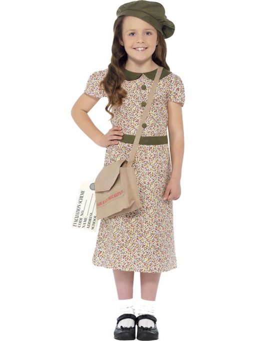 Evacuee Girl Child Costume