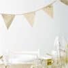 Gold Glitter Bunting