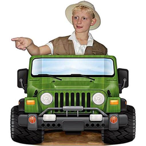 Jungle Safari Jeep Photo Prop