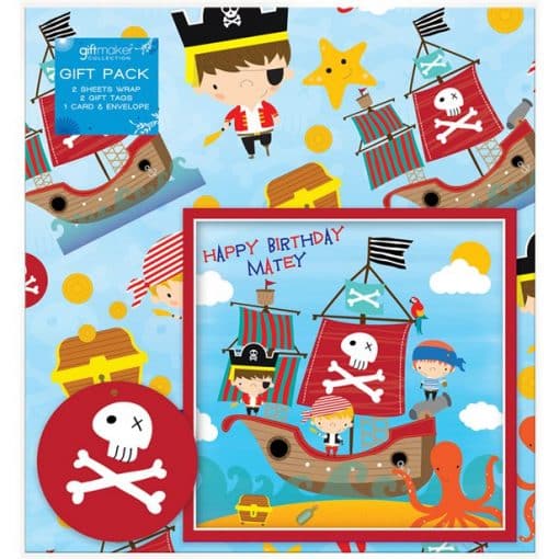 Pirate Gift Wrapping Pack