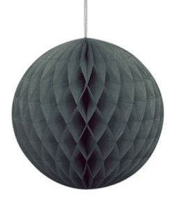 Black Paper Honeycomb Ball Decoration