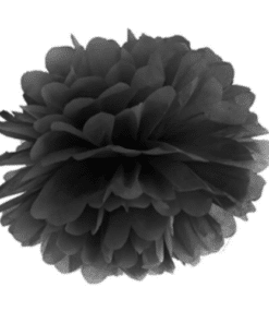 Black Pom Pom Decoration