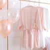 Blush Pink Brides Besties Hen Party Dressing Gown