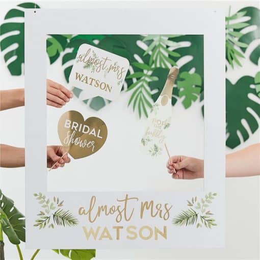 Botanical Hen Party Customisable Giant Polaroid Frame