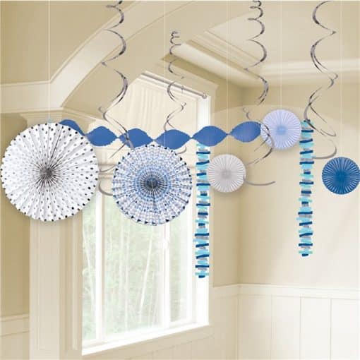 Blue Themed Room Decorating Kit