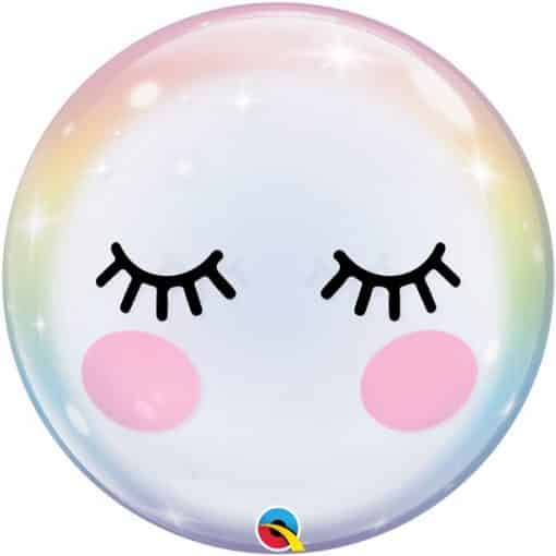 Eyelashes Printed Bubble Balloon