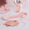 Hen Party Rose Gold Customisable Sash