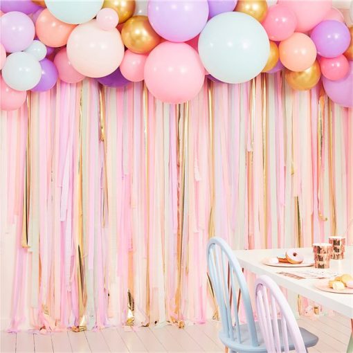 Pastel & Gold Balloon Garland Decorating Kit