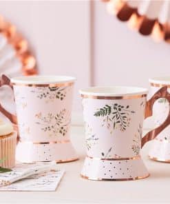 Pretty Floral Tea Party Paper Cups