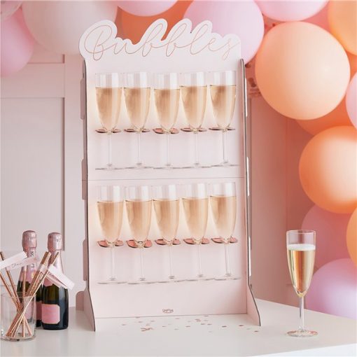 Rose Gold Prosecco Wall Drinks Holder