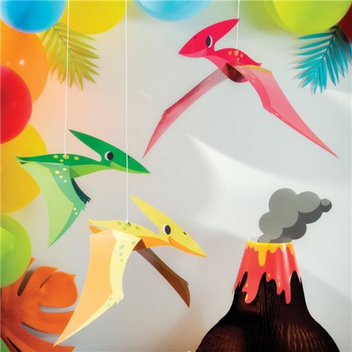 3D Dinosaur Hanging Party Decorations