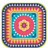 Boho Fiesta Square Shaped Paper Plates