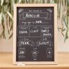 Botanical Baby Shower Milestone Tracker Chalkboard