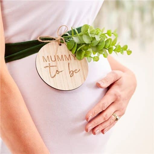 Botanical Baby Shower Mummy To Be Sash