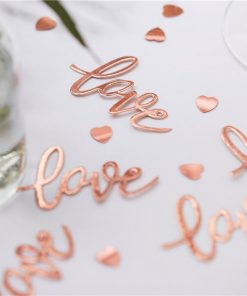 Copper Coloured Love Confetti