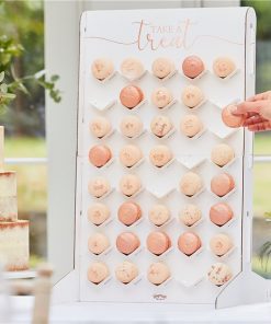 Botanical Wedding Macaron Stand