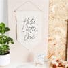 Hello Little One Baby Shower Canvas Sign & Comment Cards