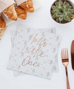 Hello Little One Baby Shower Paper Napkins