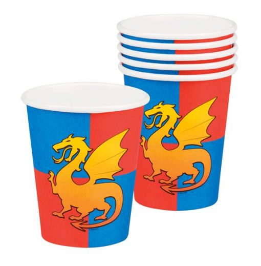 Knights & Dragons Paper Cups